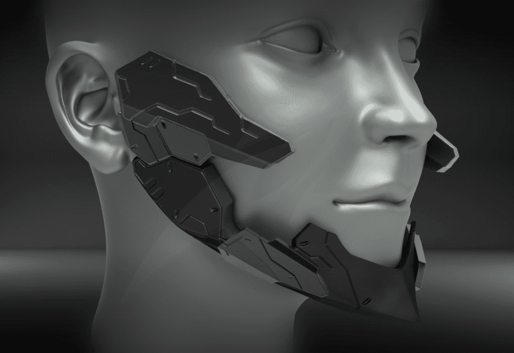 Cyborg Jaws Armor V2 3d model