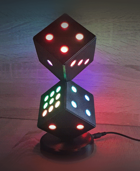 DICES LED LAMP 3d model