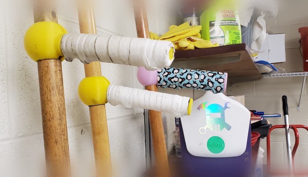 scalable ergonomic broom handle 150% 3d model
