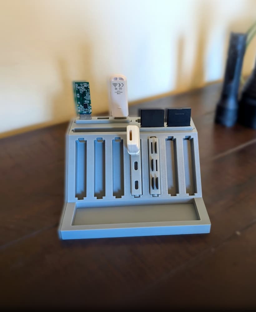 Modular Flash Drive Holder 3d model