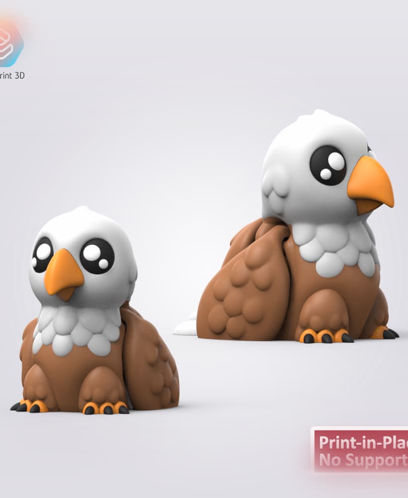 Flexi Eagle 3d model