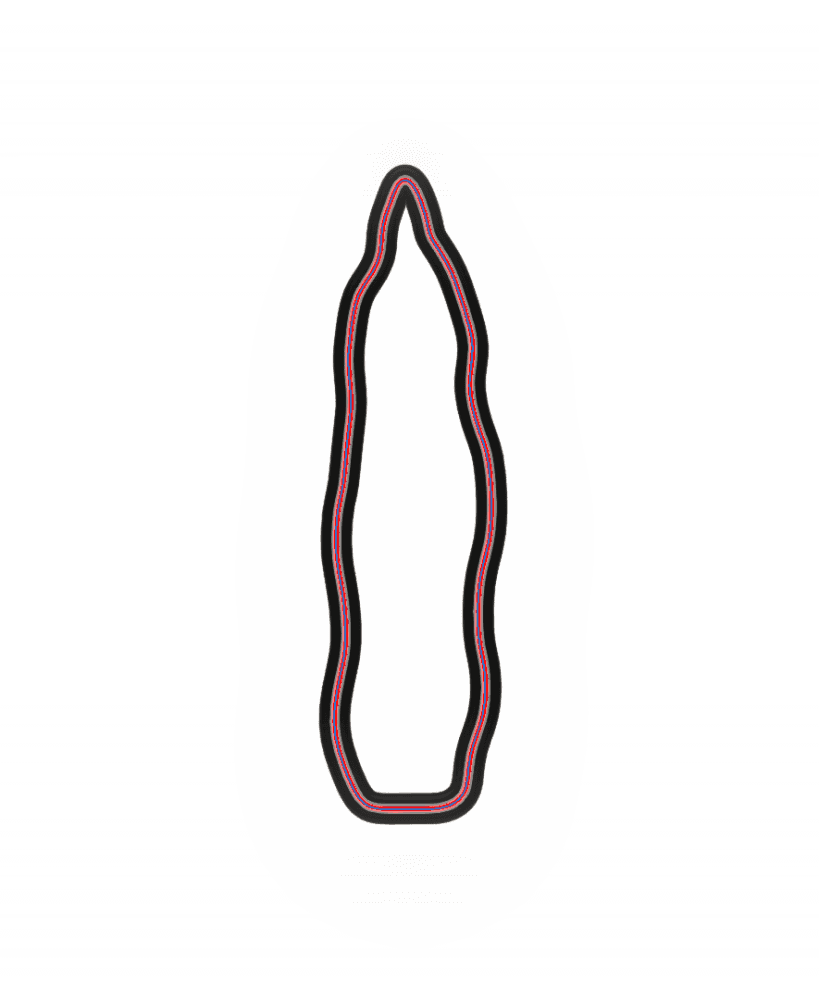 Witch Finger Cookie Cutter STL File - 4 inches 3d model