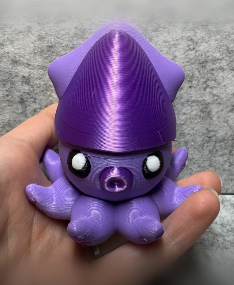 Stewart the Squid Fidget Spinner 3d model