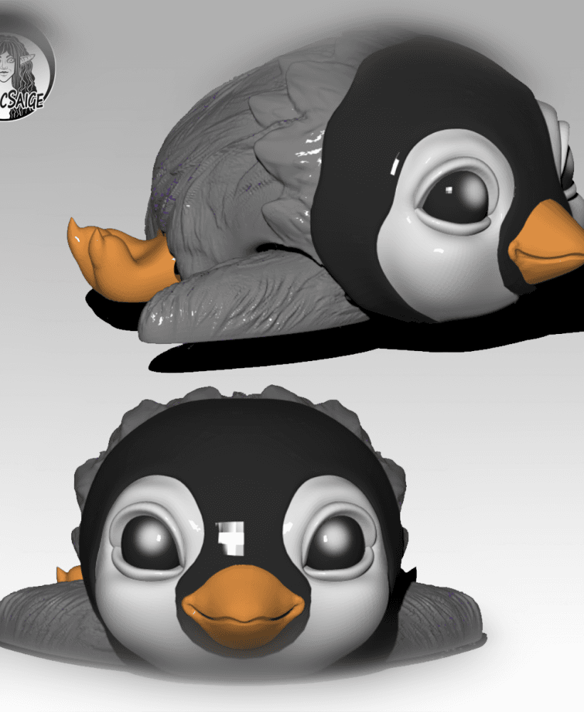 Penguin Puffling - Exclusive Model 3d model