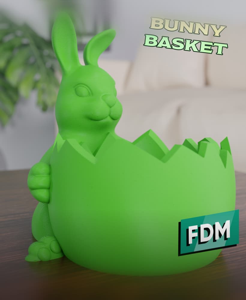 Easter - Bunny Basket 3d model
