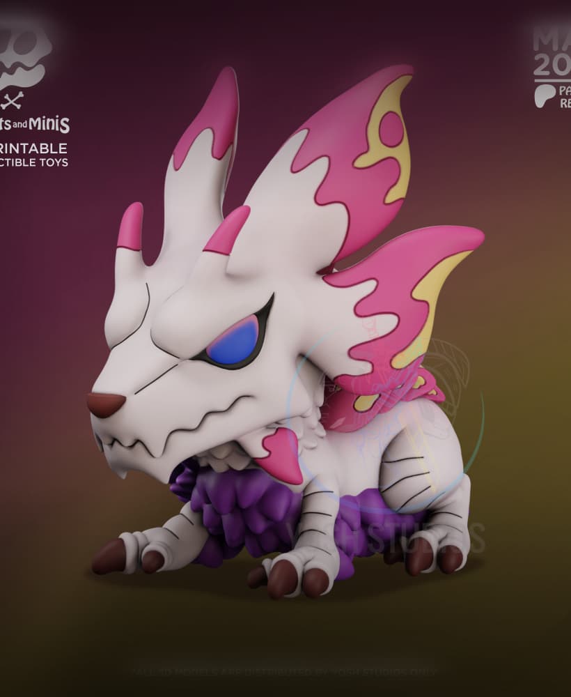 Mizutsune MH Beast Mini 3D Printer File STL 3d model