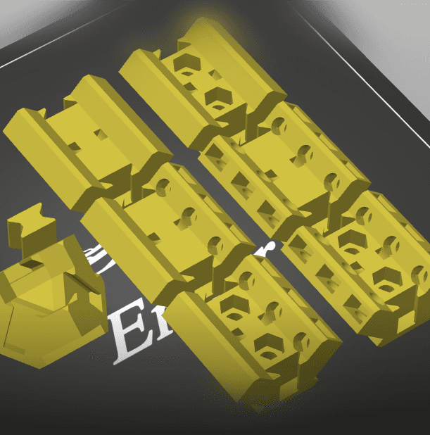 Infiniframe - modular rack solution 3d model
