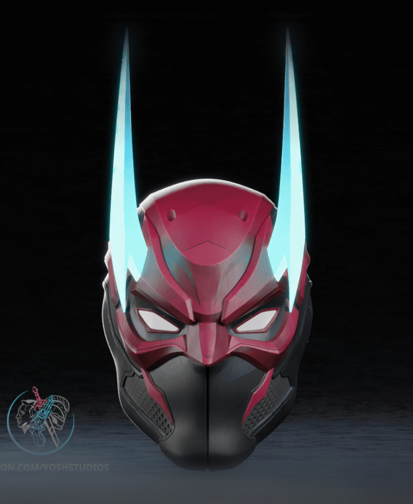 Daredevil 2099 Helmet 3D Printer STL file 3d model