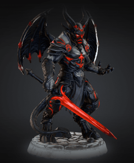 Demonic Sentinel.stl 3d model