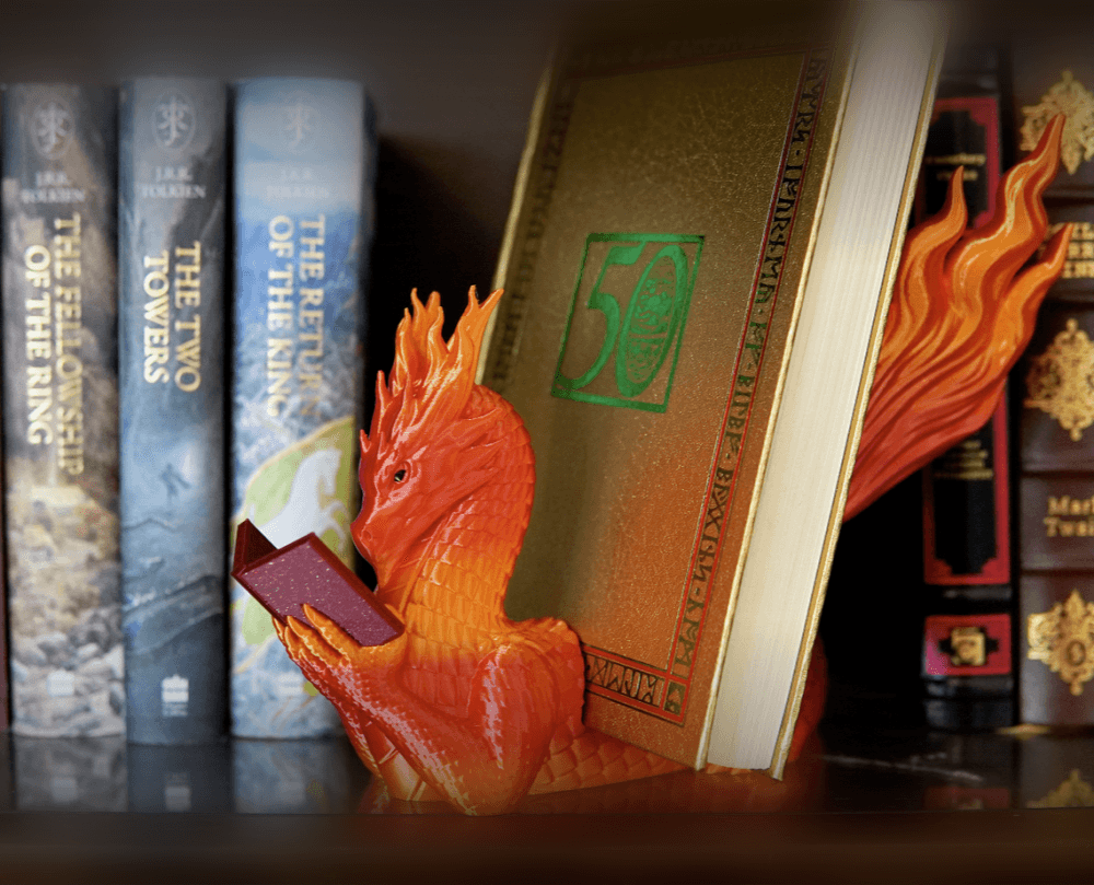 Flamewing Book & Tablet Display 3d model