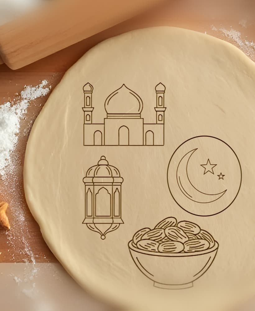 Ramadan Cookie Cutter, Biscuit Cutter 3d model