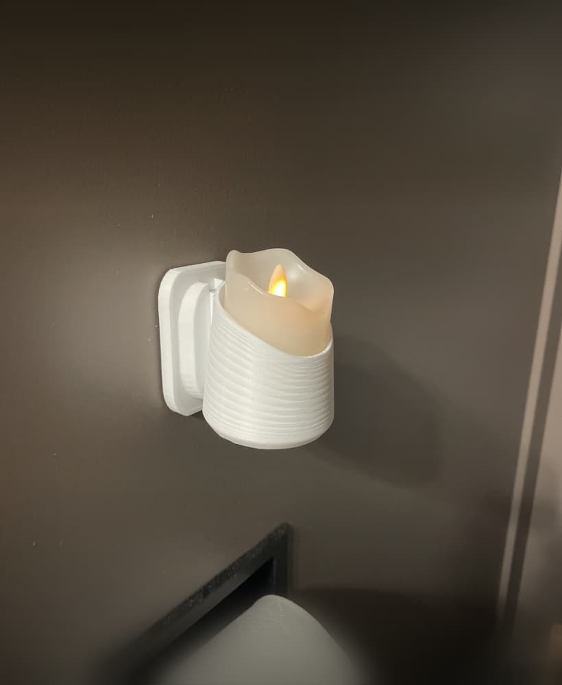 Unique Candle Holder Design 3d model