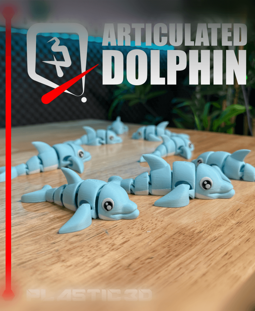 Articulated Dolphin 3d model