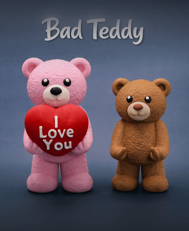 Bad Teddy 3d model