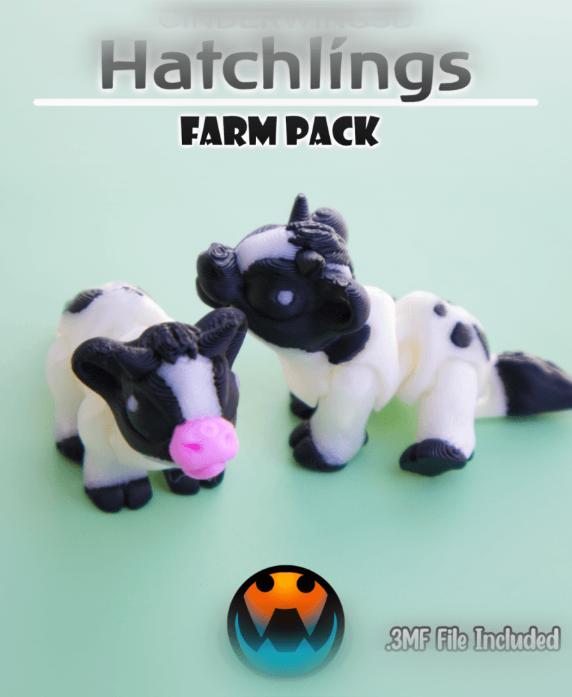 Cow - Hatchling 3d model