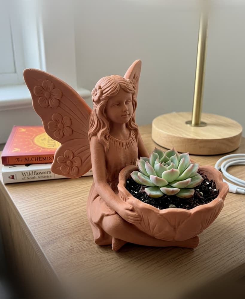 Fairy Succulent Planter & Storage Bowl 3d model
