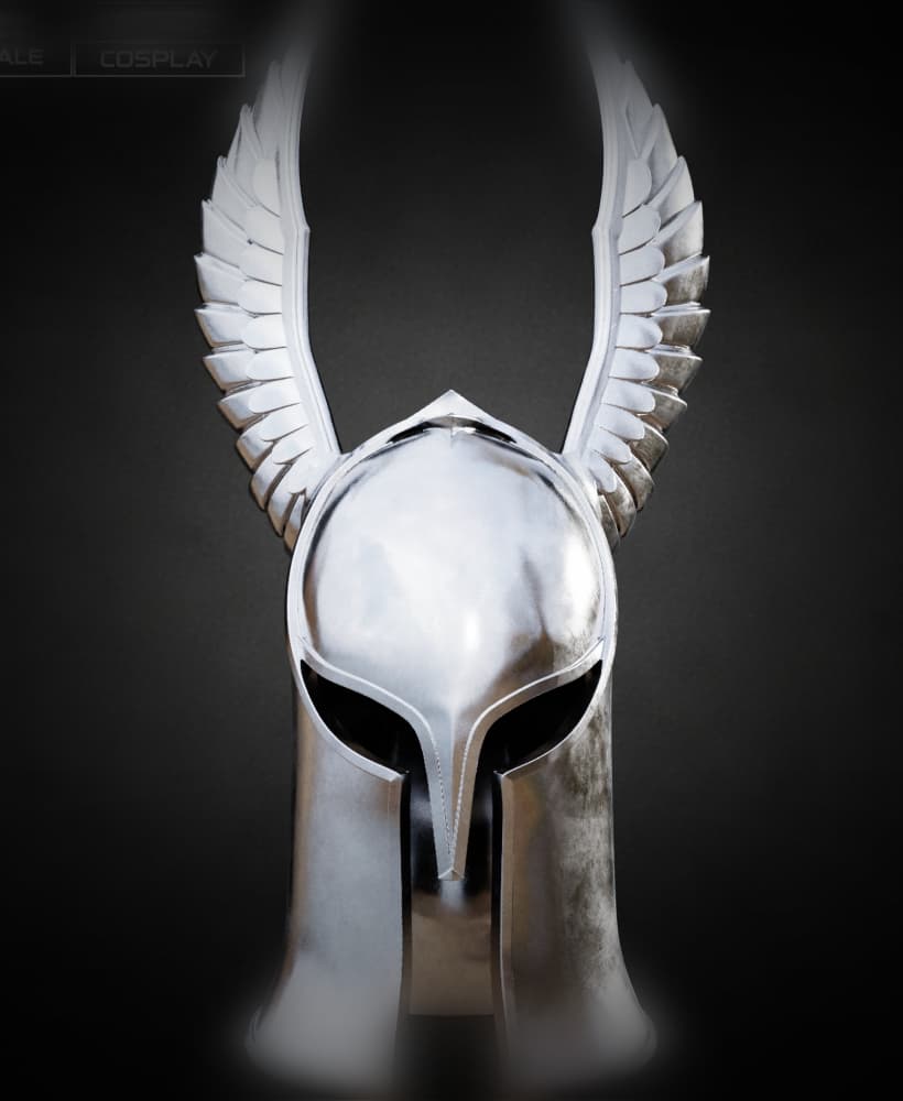 DARK SOULS SILVER KNIGHT HELMET life size – Fan Art STL 3d model