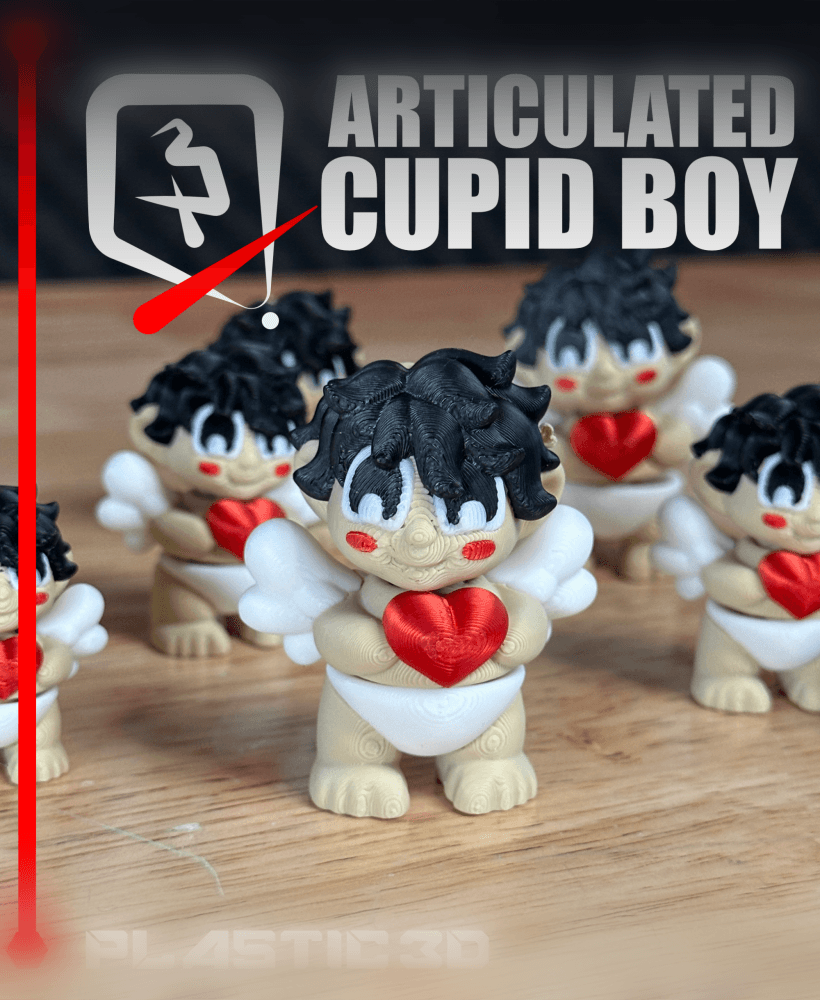 Articulated Cupid Boy- The Valentine Sentinels 3d model