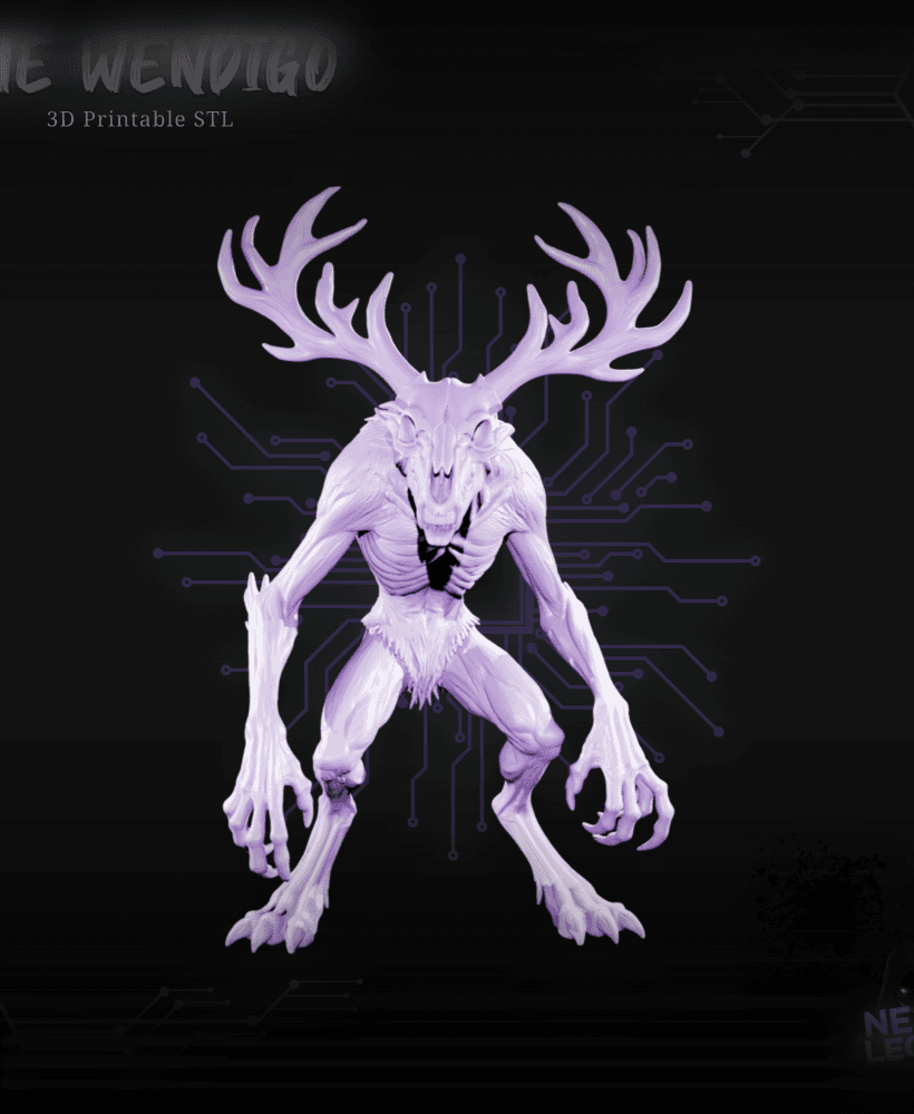 Wendigo - Dungeons and Dragons 3D Model 3d model
