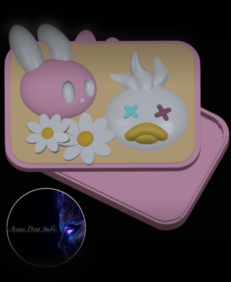 Hard Times Wet Palette 3d model