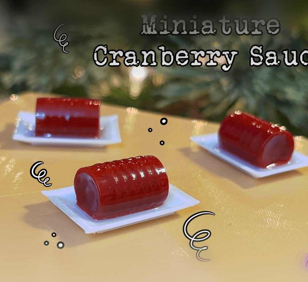 Miniature Cranberry Sauce 3d model