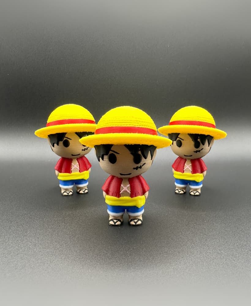 Luffy chibi (ONE PIECE) 3d model