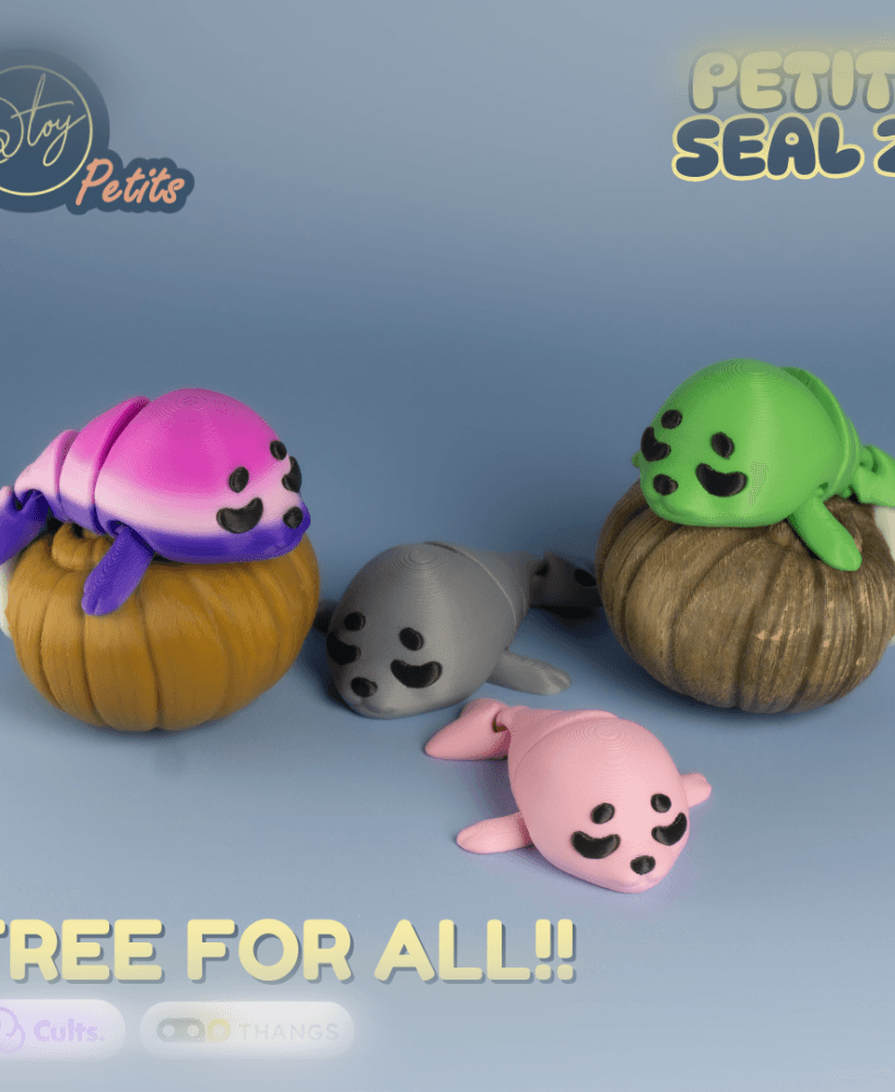 Petit Seal 2 3d model