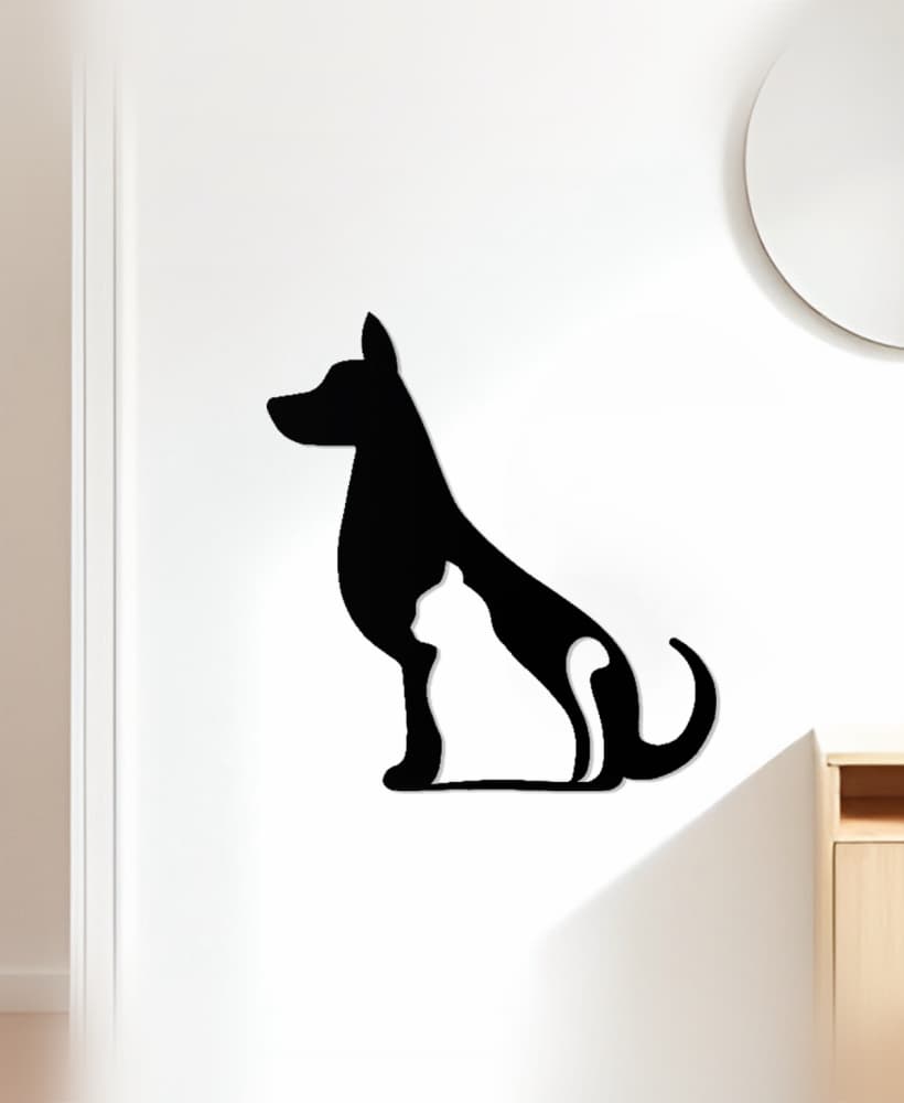 Dog And Cat Wall Art, Wall Decor, Home Decor 3d model