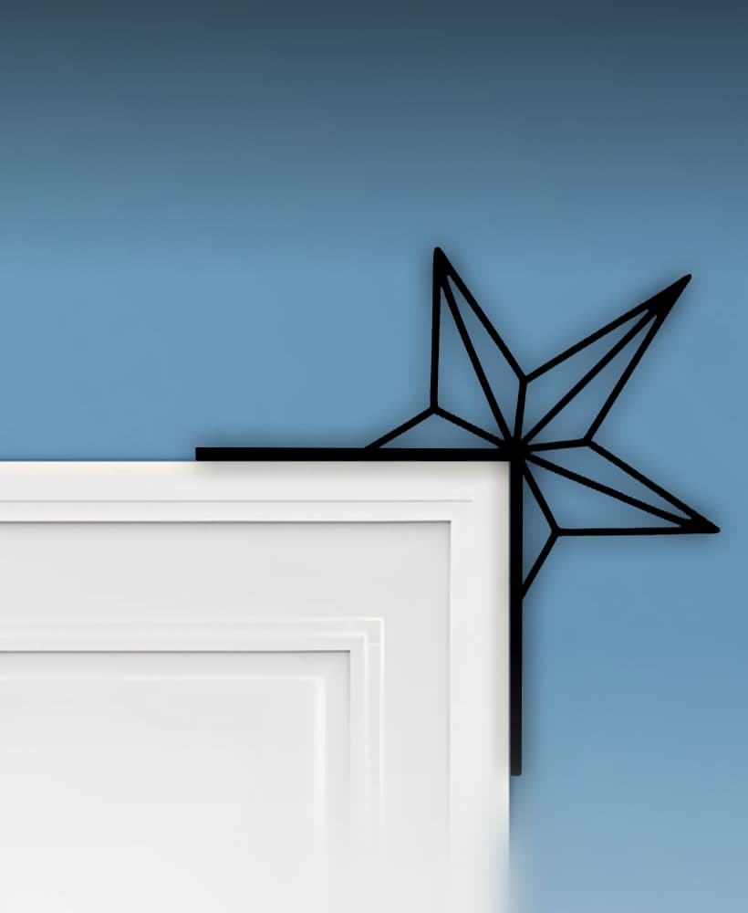 Star Door Corner Decor 3d model