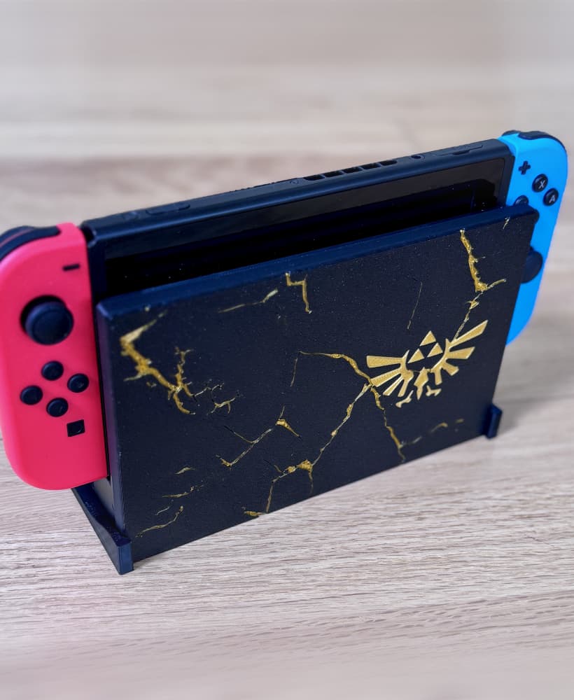 Triforce Switch Dock Cover 3d model