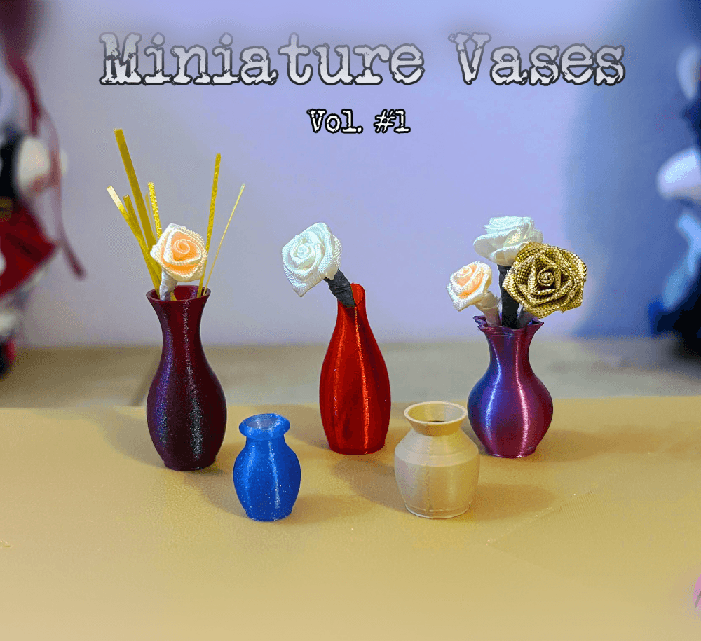 Miniature Vases - Vol. #1 3d model
