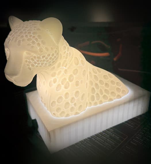 Leopard Lithophane 3d model