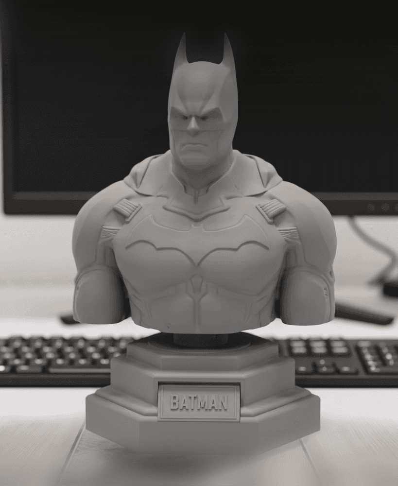 Batman Bust Statue Figurine 3d model