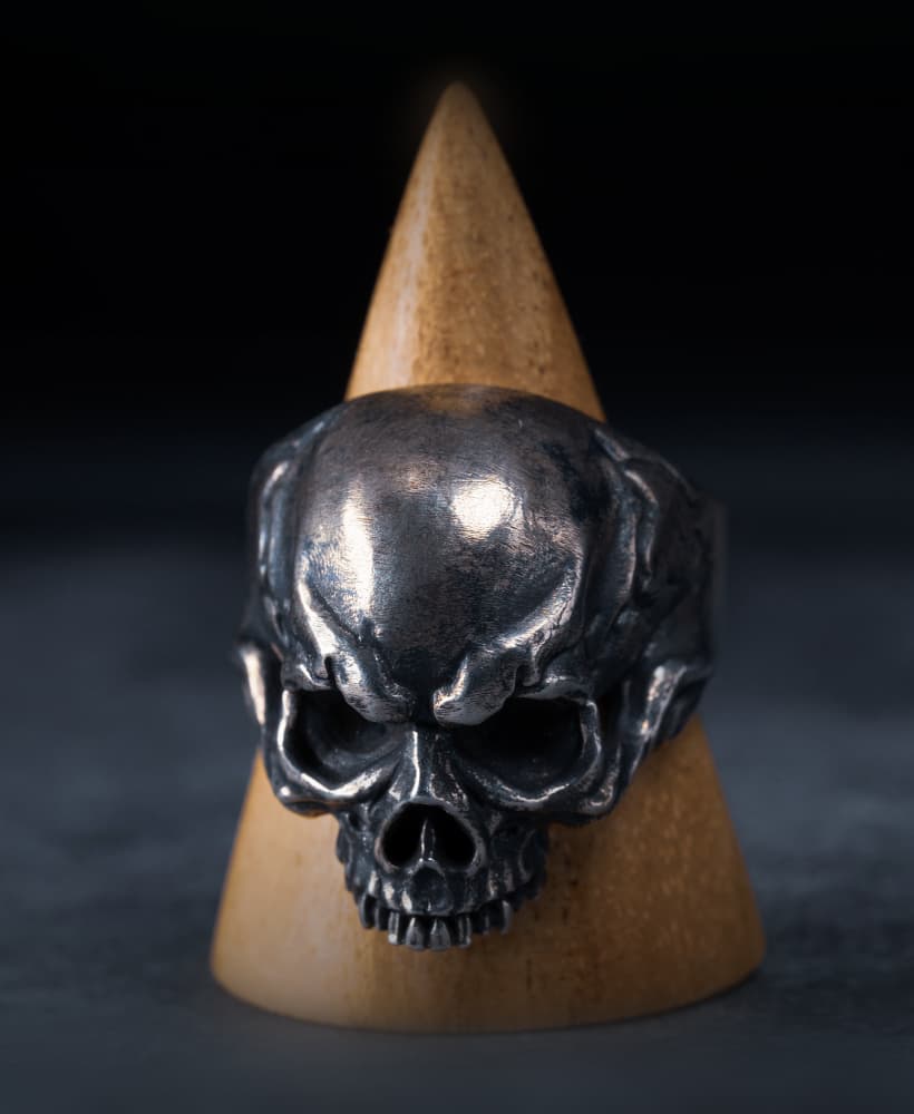 Skull Ring - all parts 3d model