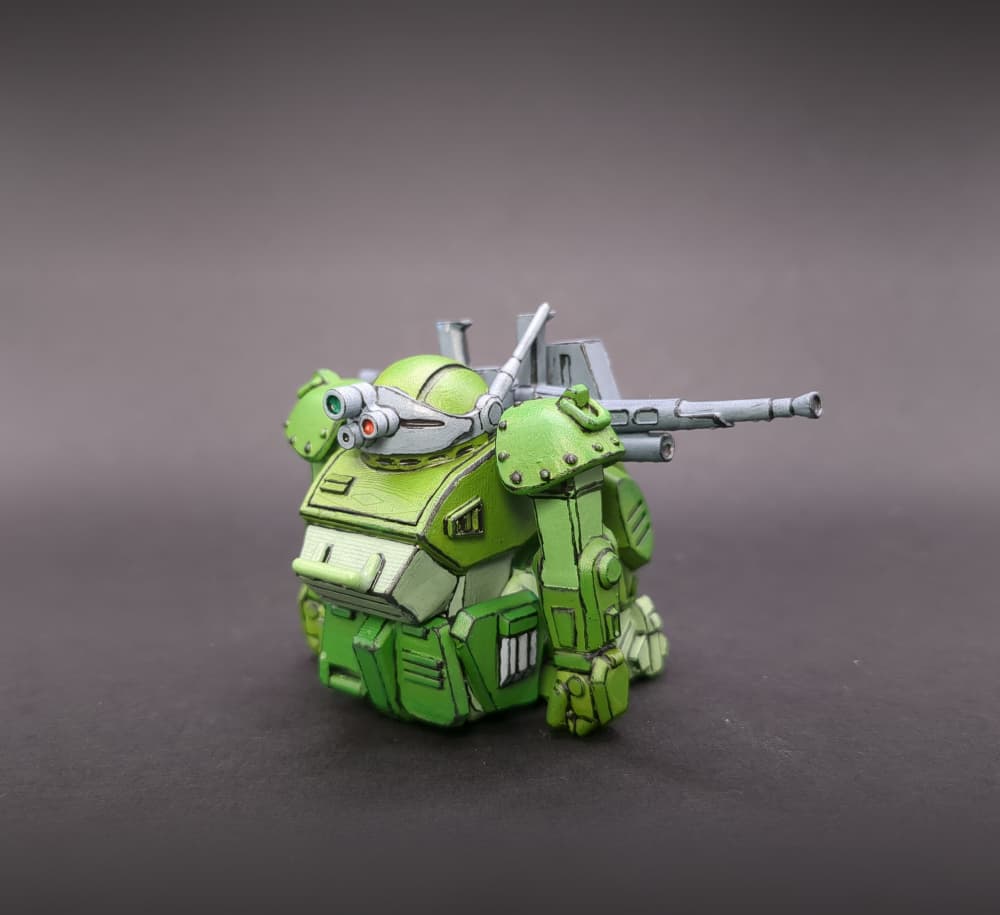 Scopedog, DownMode Mecha Miniature 3d model