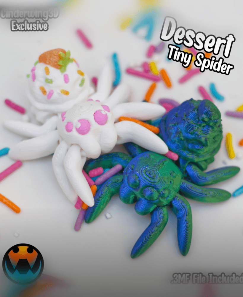 Tiny Spider Dessert 3d model