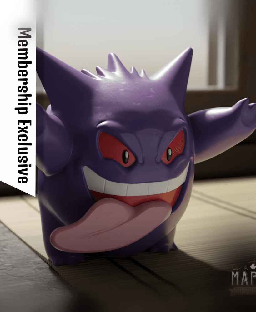 Window Gengar - Pokemon 3d model