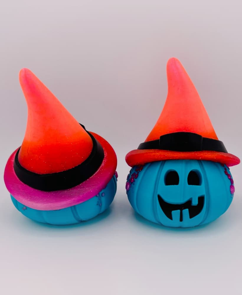 Decorative Pumpkin -Witch 3d model