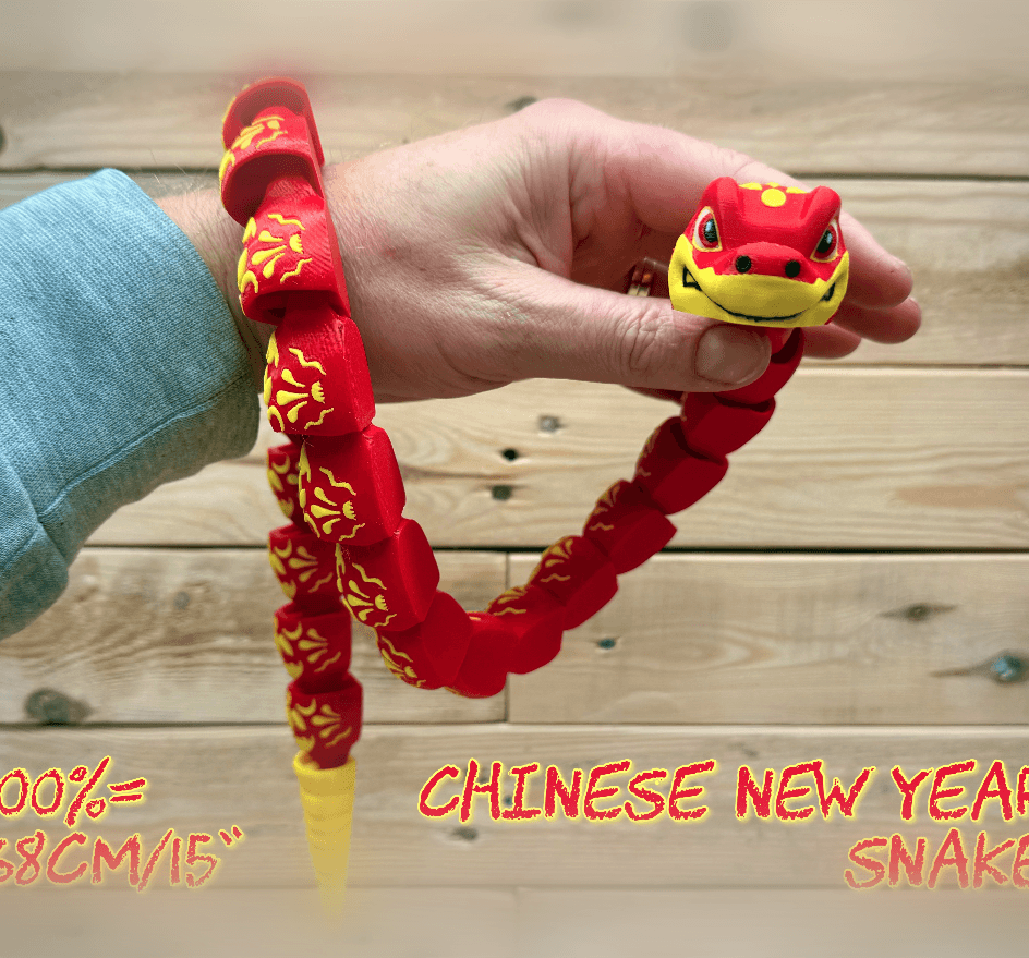 Chinese New Year Snake 3d model
