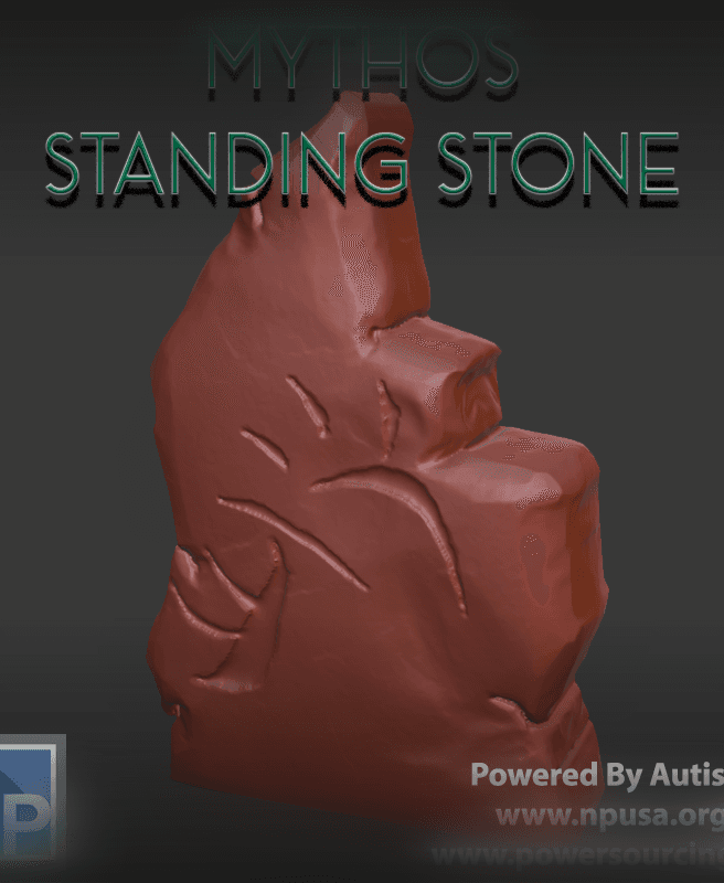 Mythos Standing Stone 3d model