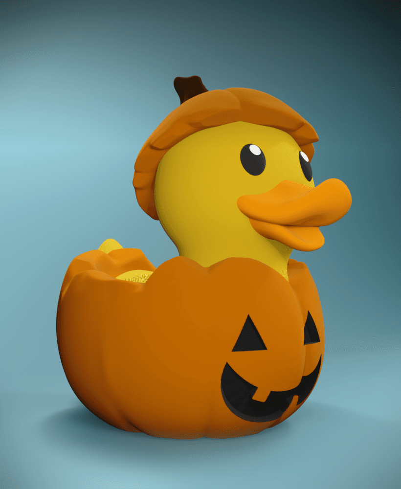 Pumpkin - Rubber Duck 3d model