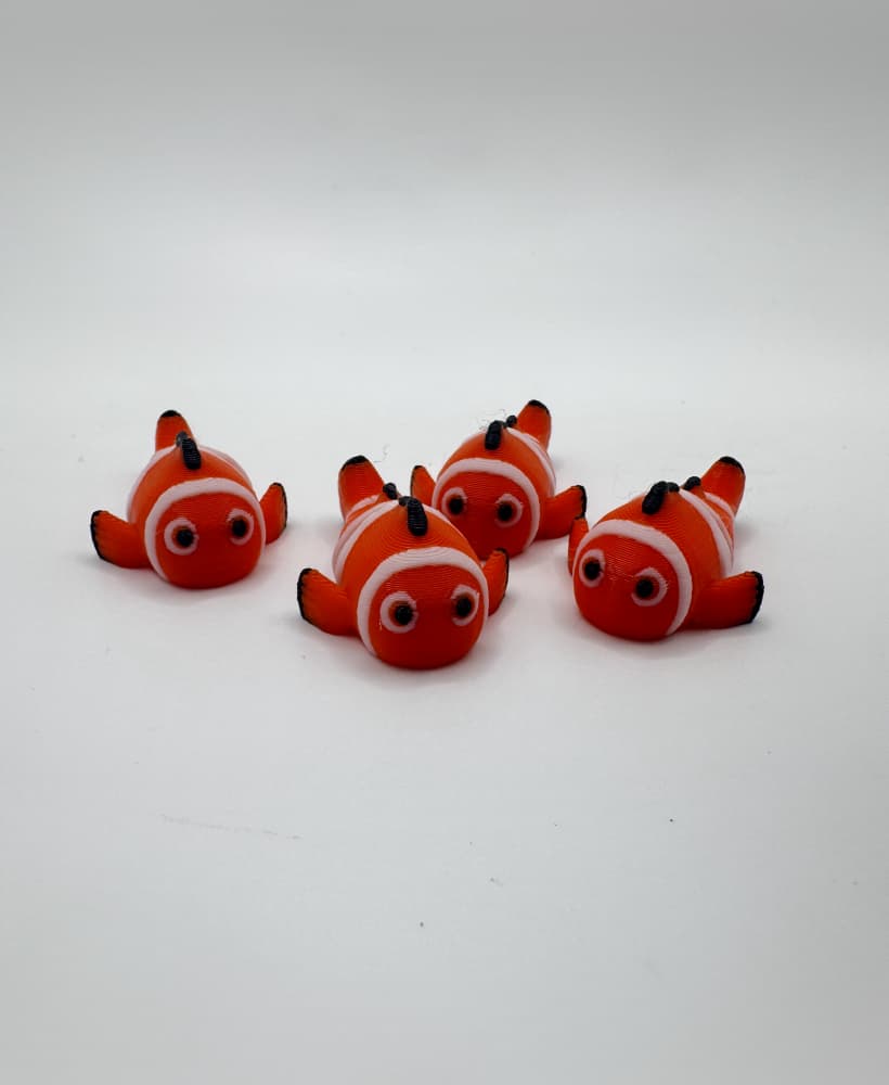 articulated clown fish (no support, 3mf included) 3d model