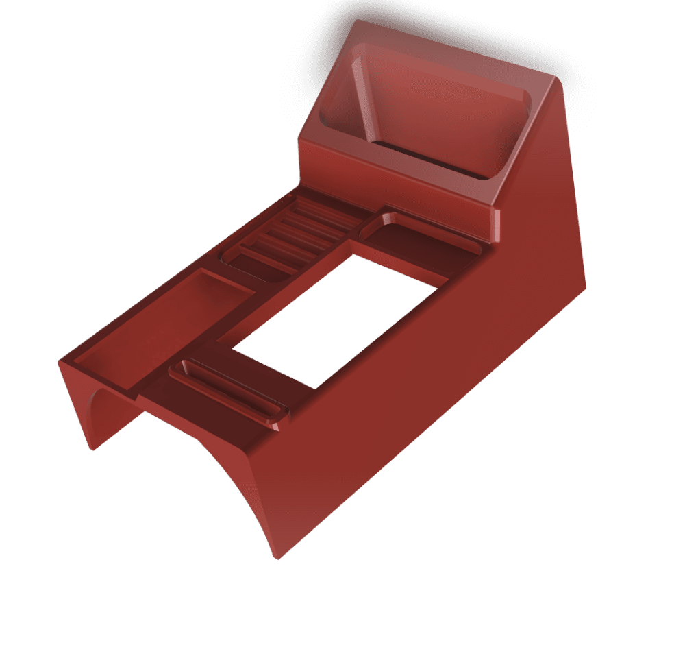 Custom Center Consol for a JEEP 3d model