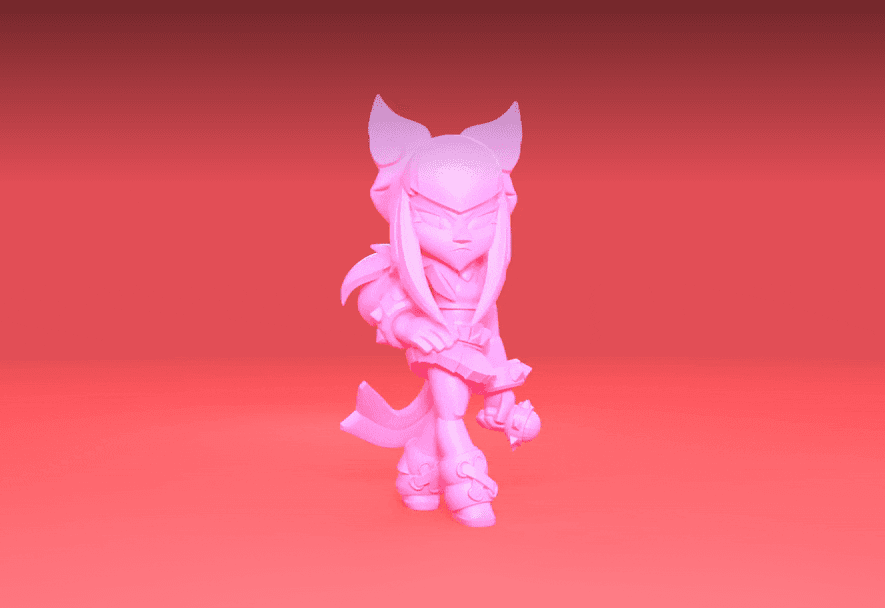 Melodie (Original) - Brawl Stars 3d model