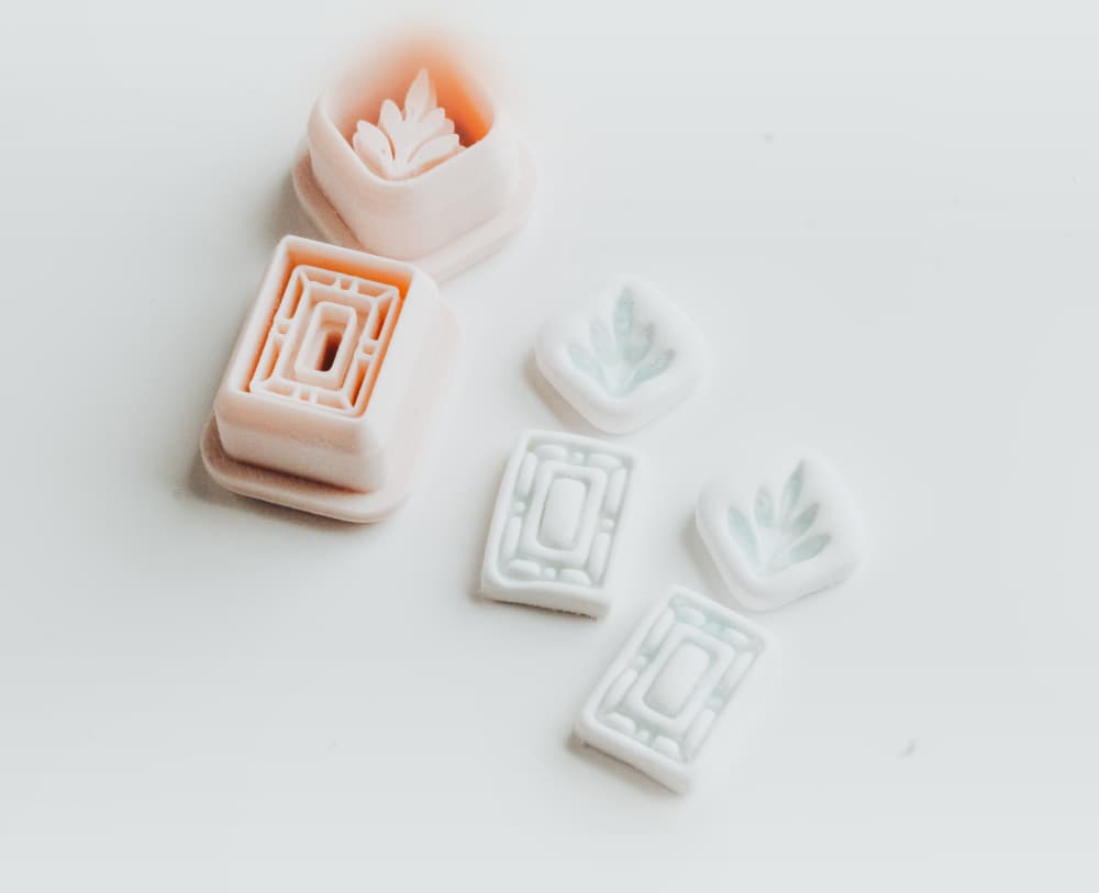 Dainty Stem 2 Piece Clay Cutter Set 3d model