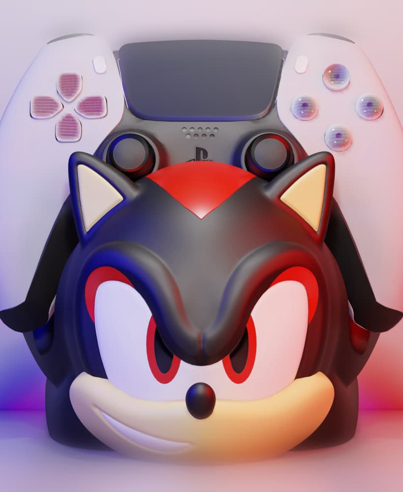 Shadow Controller Holder - Multiparts +3MF 3d model