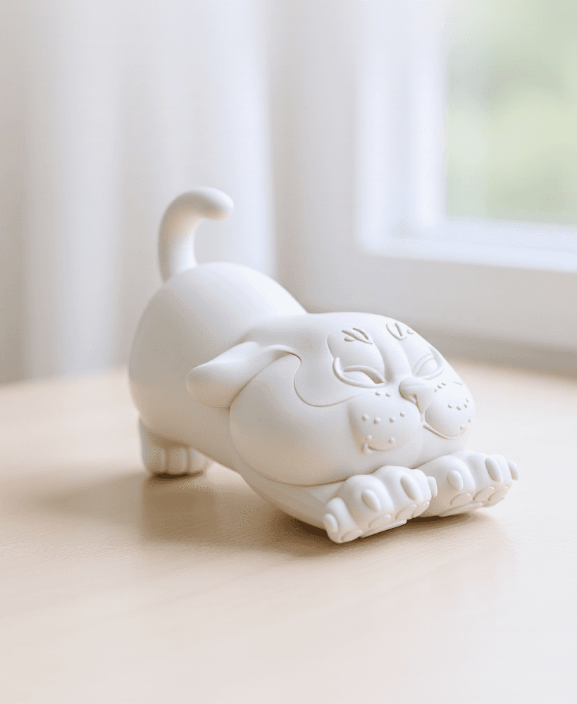 Cute Tiger Decor 3d model