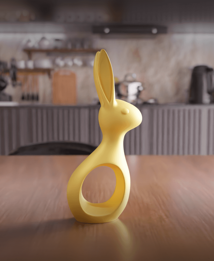 Easter Bunny Figure – Spring Home Decor 3d model