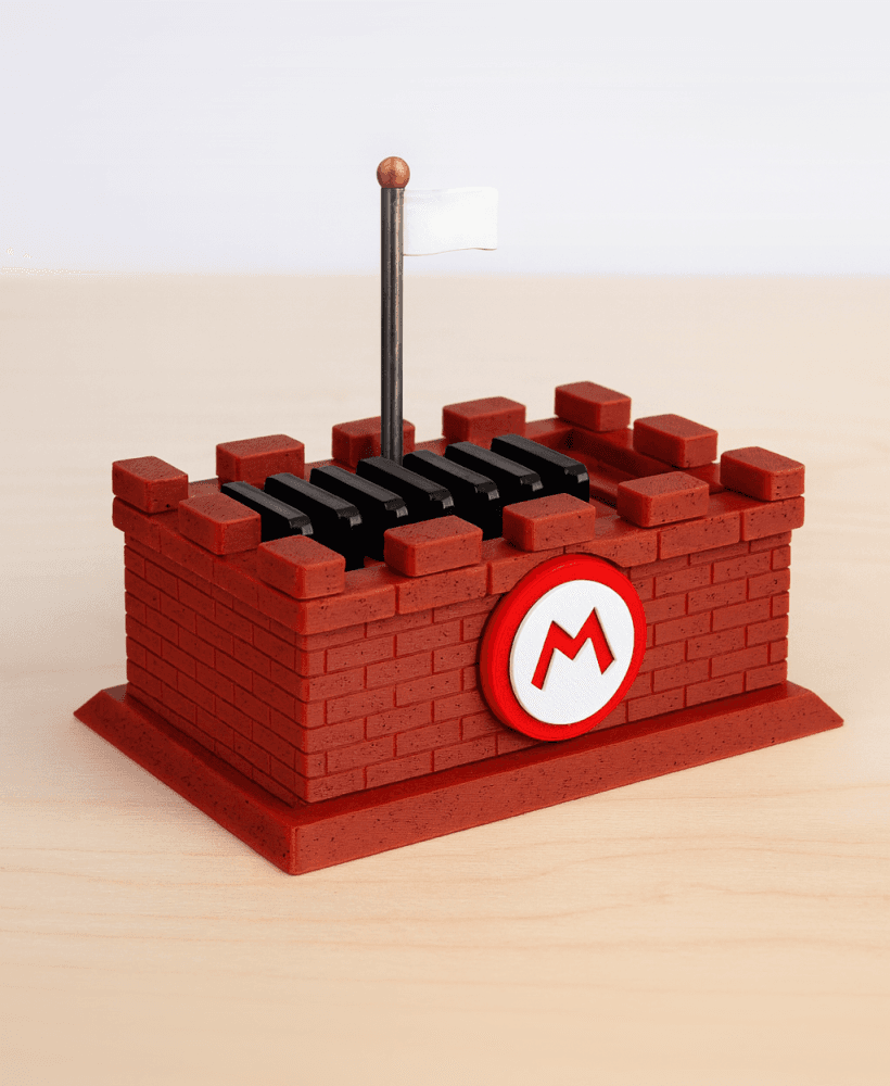 Mario Castle Switch Game Holder 3d model