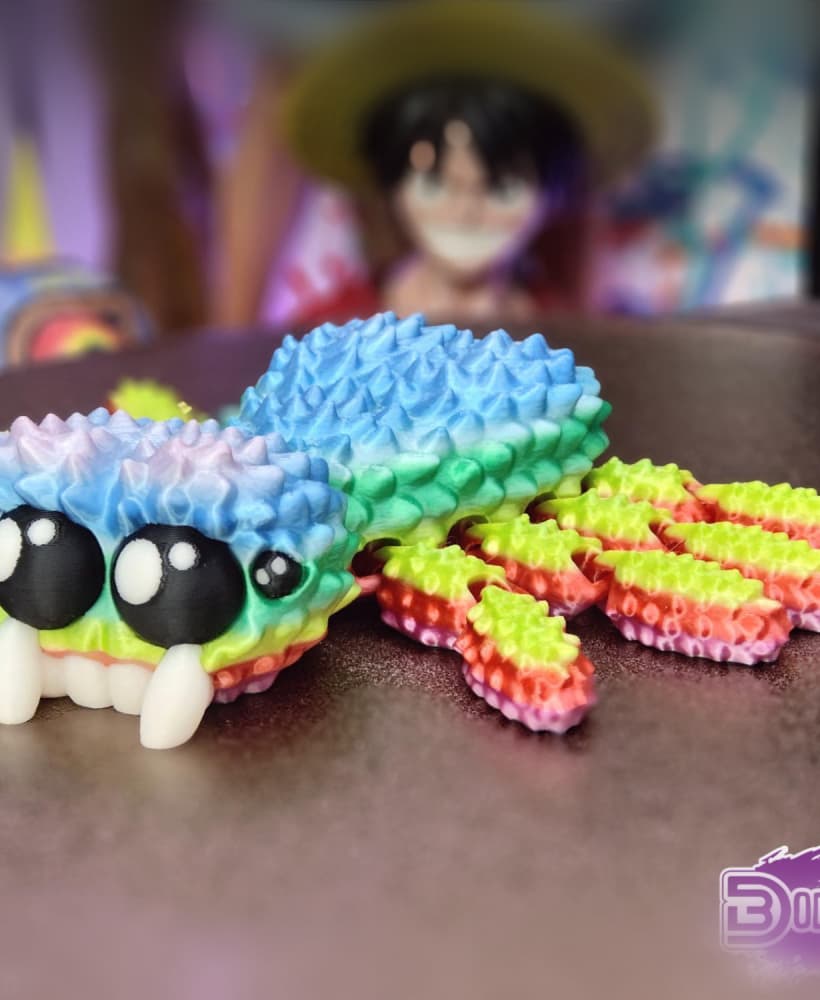 Articulated Cute Spider 3d model